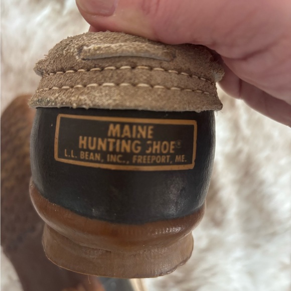 L.L. Bean Maine Hunting Tan and Brown Duck Shoes - Picture 3 of 11